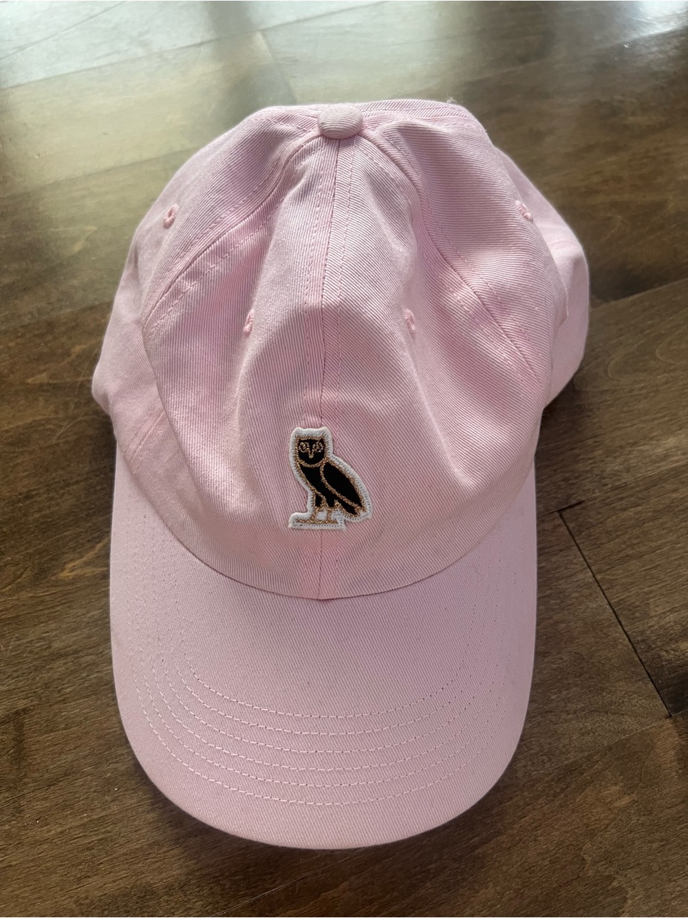 OVO Pink Owl Logo Baseball Cap